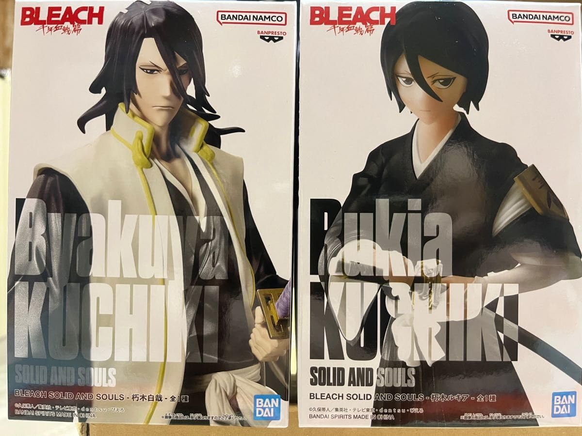 Amazon.co.jp: BLEACH フィギュア 朽木白哉 朽木ルキア 2点セット