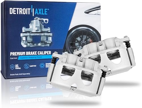 Miniatura 158 de Detroit Axle - Pinza de freno delantera derecha con soporte de repuesto para Chevrolet Equinox Captiva Sport Pontiac Torrent Saturn Vue Suzuki XL-7