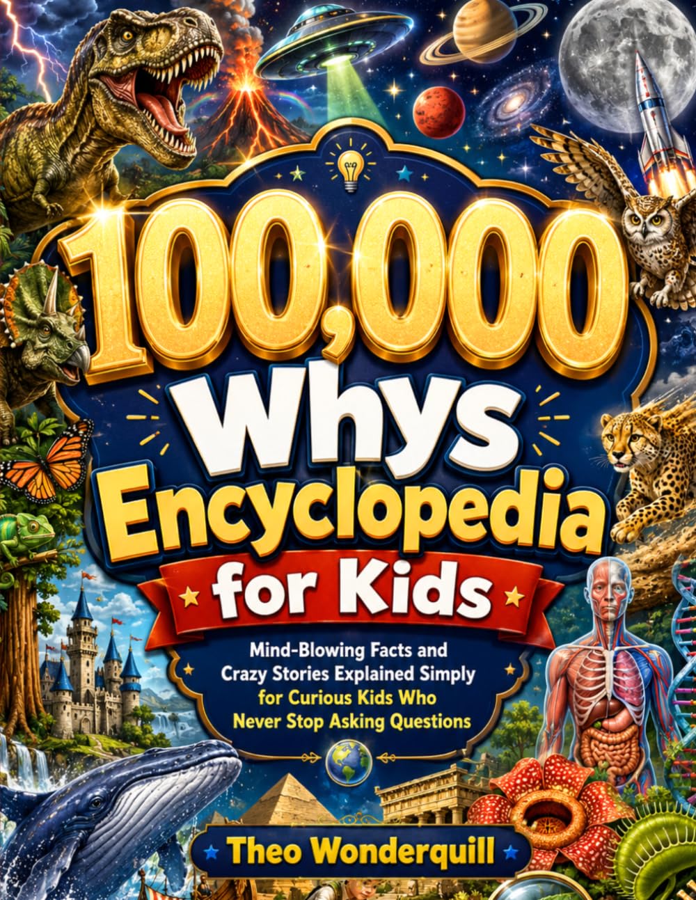 100,000 Whys Encyclopedia for Kids: Mind-Blowing Facts and Crazy Stories Explained Simply for Curious Kids Who Never Stop Asking Questions