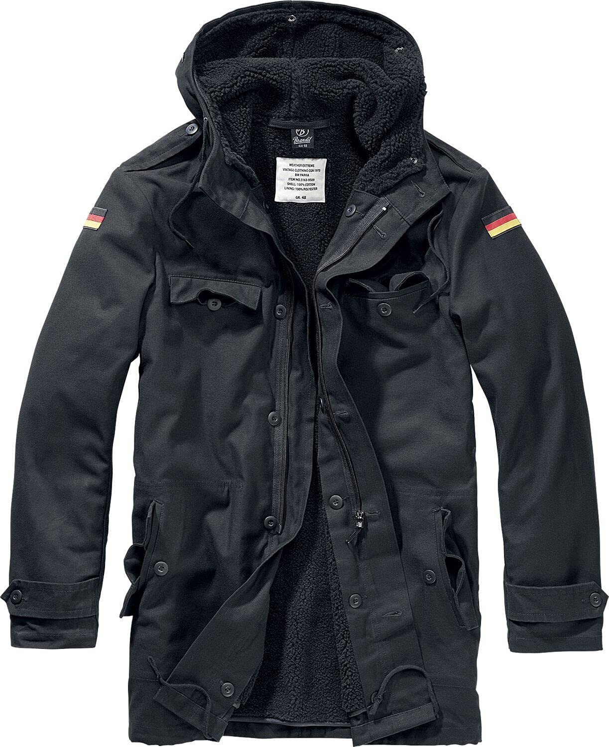 BranditMen's Brandit Bw Parka Flag BW Parka Flag