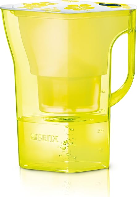 BRITA Navelia Cool Water Filter Jug, 2.3L - Yellow