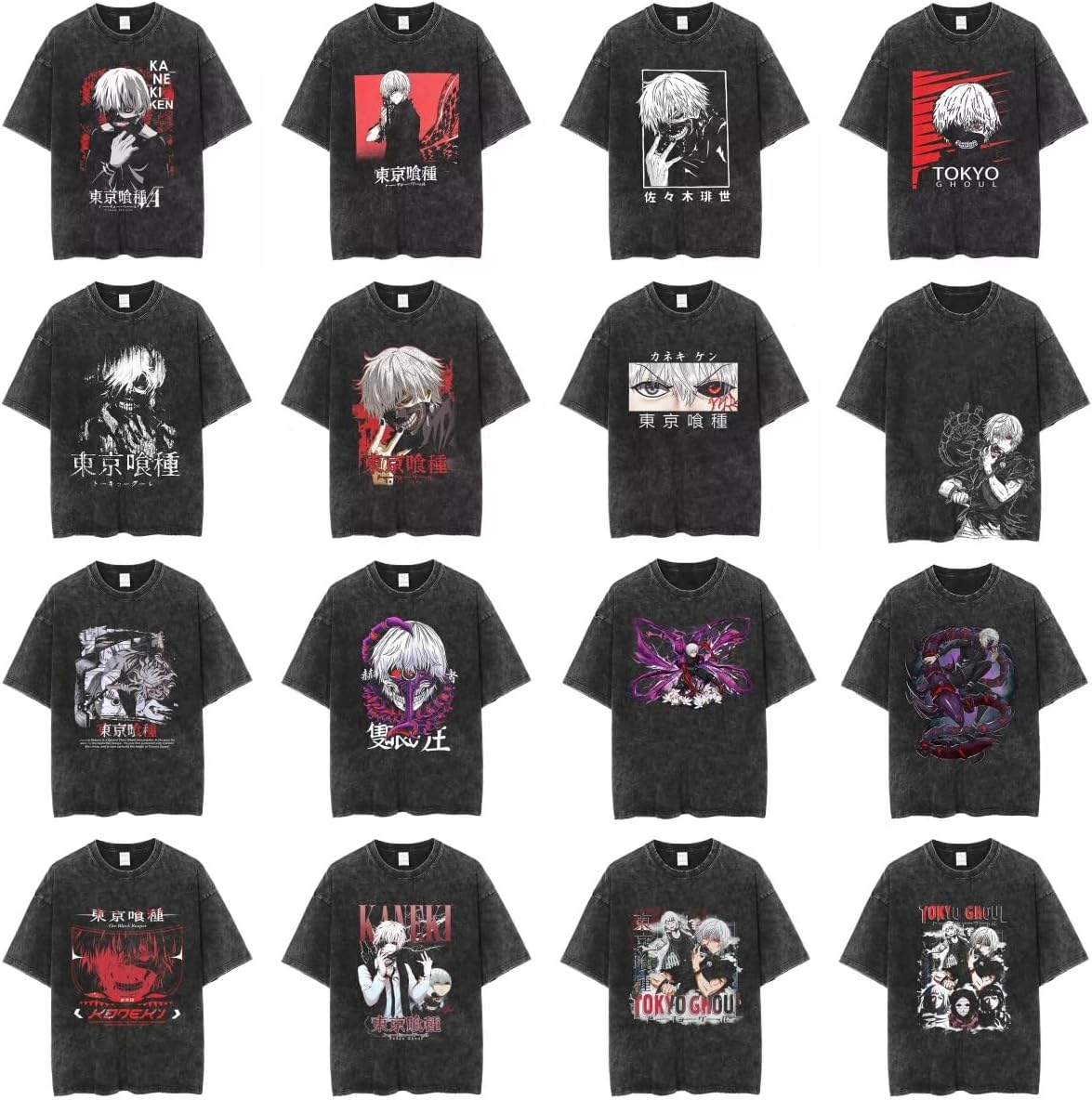 本物 東京喰種 トーキョーグール カネキ 金木研 アニメ Tシャツ 本物 東京喰種 トーキョーグール カネキ 金木研 アニメ Tシャツ