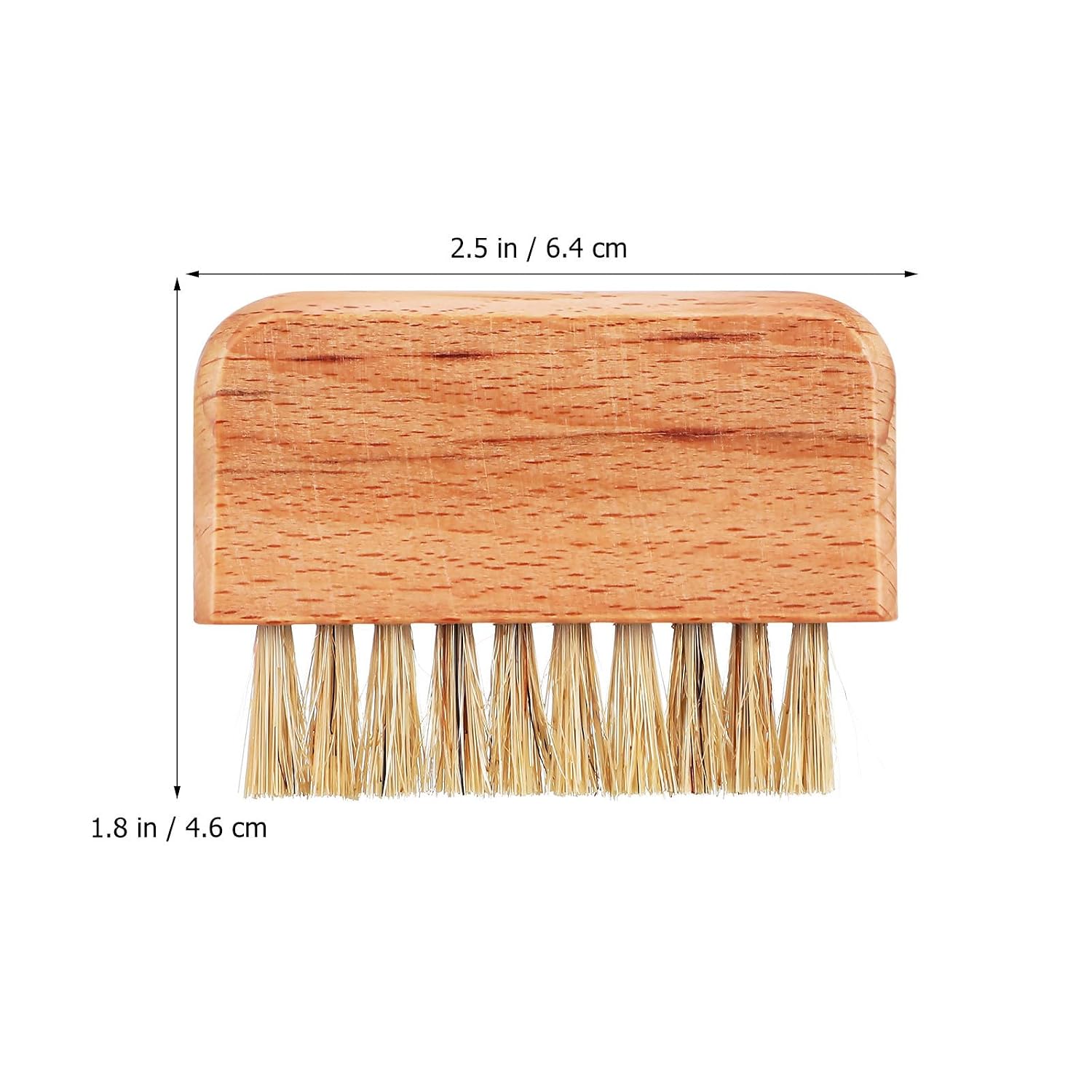 Artibetter Wooden Nail Cleaning Brush Comfortable Grip Nail Care Pedicure Multipurpose Fingernail Scrub Brush Sturdy Wood