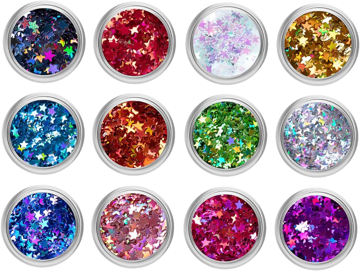 在庫あり スパンコール グリッターパーツ 約0.5mm〜2mm 極小 ケース入り キラキラ ラメ レジンに 1個 グリーン asakusa