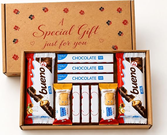Sweetie Gifts Bueno Chocolate Gift Box Hamper – Letterbox Friendly Assorted Chocolate Selection for Birthdays, Thank You, Get Well Soon & Special Occasions