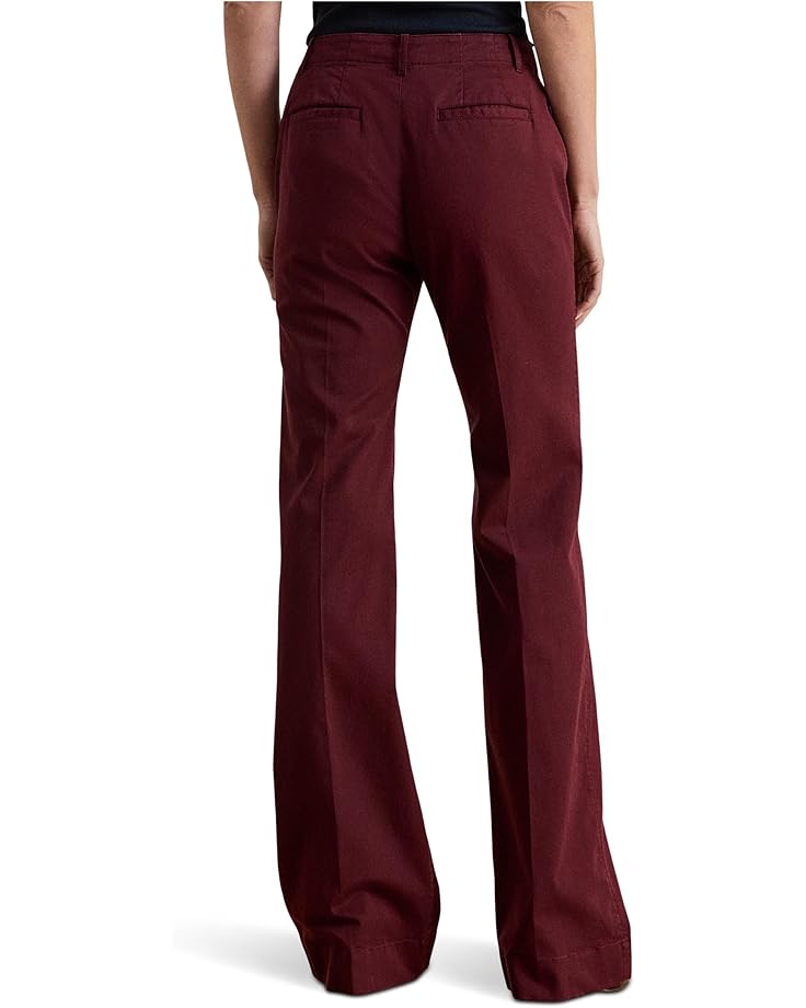 Lauren Ralph Lauren Stretch Cotton Chino Flare Pants - #2 of 4