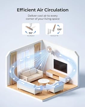Airbition 10'' Wall Mount Fan with Remote and Light, Fits Every Scene