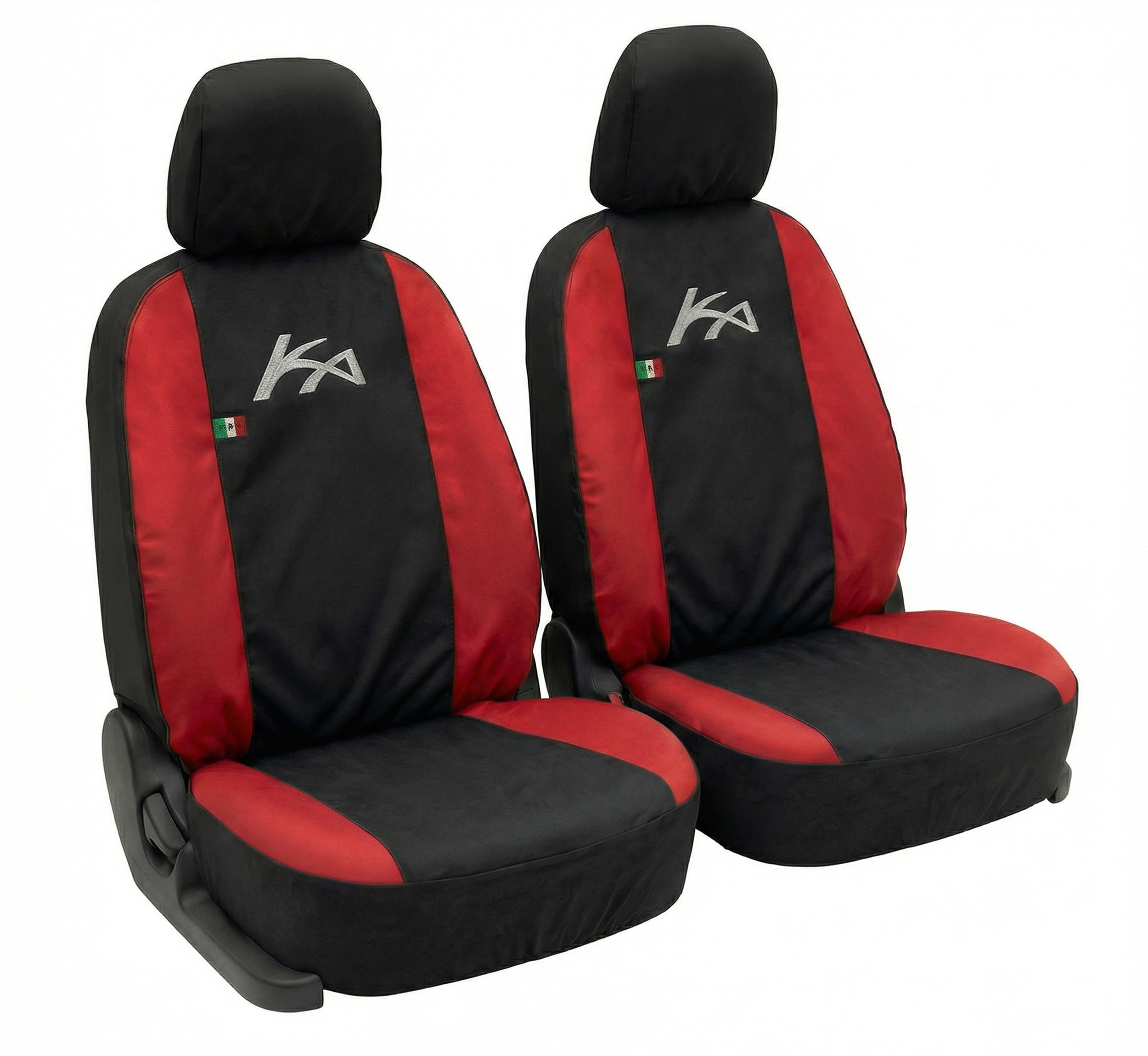 Auto Accessori Lupex Coprisedili Compatibili con Ka II (2008-2016), Set Anteriori o Completo 11 Pezzi, in Policotone Traspirante MADE IN ITALY