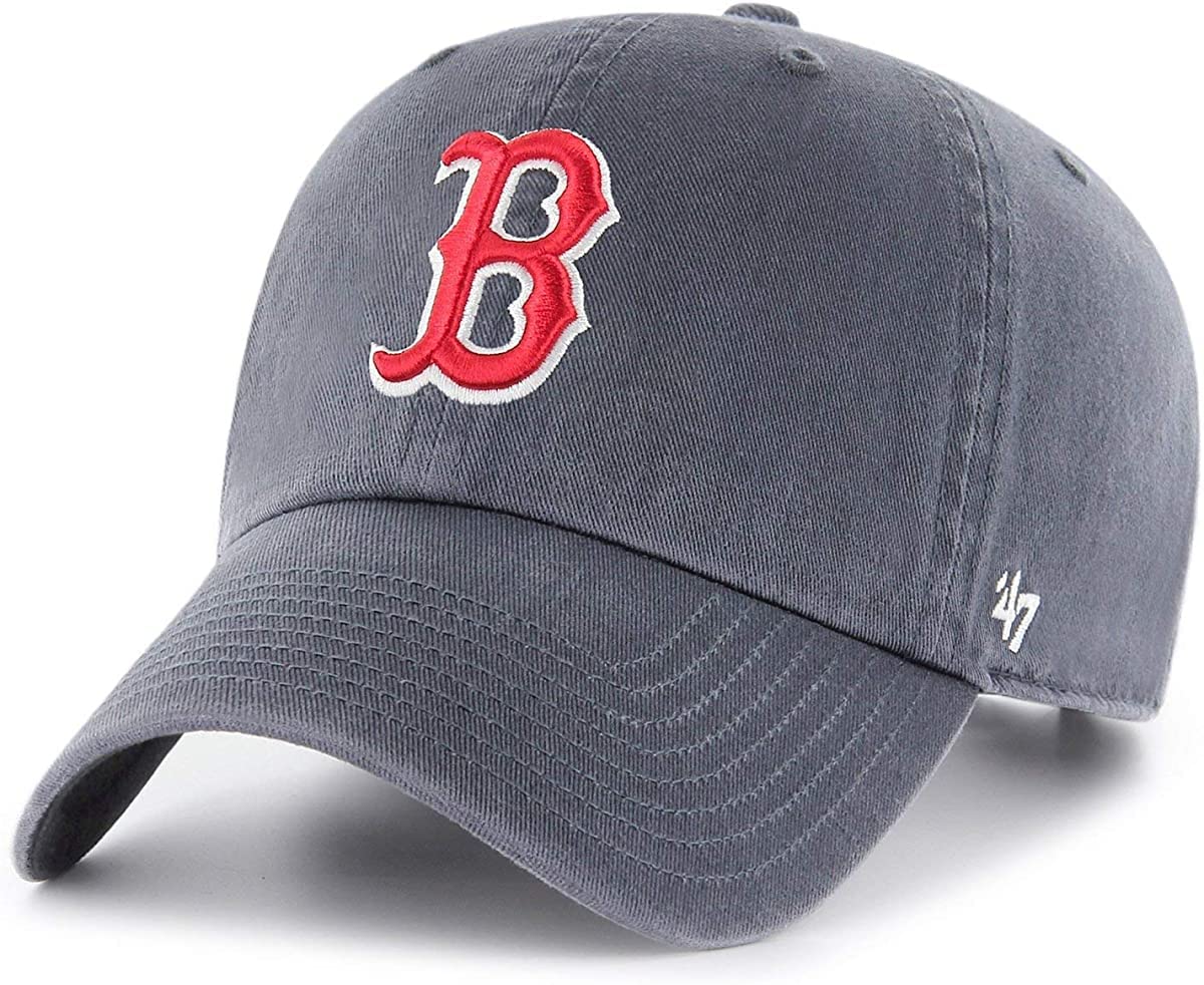 47 Boston Red Sox White MLB Clean Up Cap, One Size