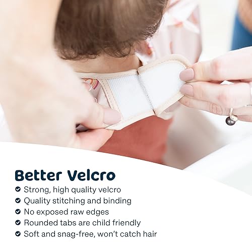 Miniatura 2 de Tiny Twinkle Babero de bebé a prueba de desorden, bonito traje de babero de manga completa, baberos impermeables para niños pequeños, lavable a