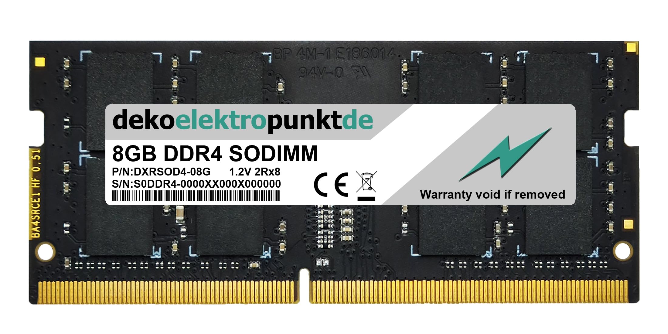 8GB Memoria RAM adatta per Synology Diskstation DS225+ | Memory, DDR4 SO-DIMM PC4, Ricambio compatibile