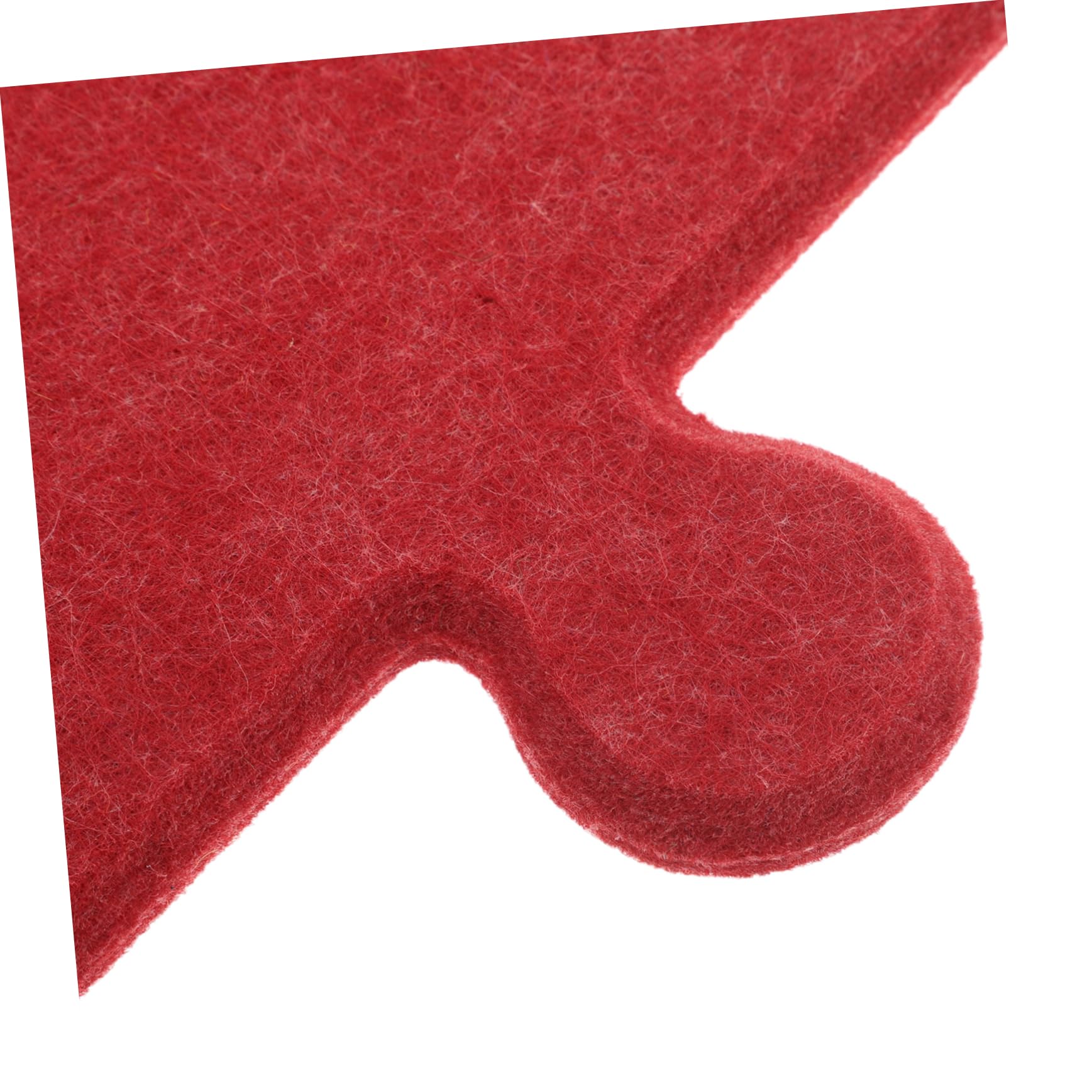 DECHOUS 10 Stück-Pack Selbstklebende Filz Puzzleteile Wandaufkleber Filzplatten Vielseitige Wanddekoration Kinderzimmer Büro Wohnzimmer