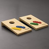 Vista 5 de GoSports Coinshot Mini Tabletop Cornhole Game Set