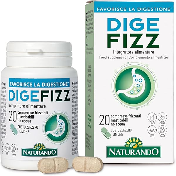 Naturando DIGEFIZZ Ginger Digestive Supplement