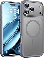 Vista 49 de TOCOL Funda magnética 3 en 1 para iPhone 14 Pro, mejorada [protección completa de cámara] con 2 protectores de pantalla, funda de grado militar