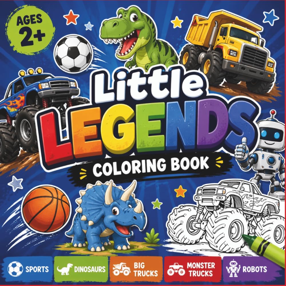 Little Legends: Coloring Book