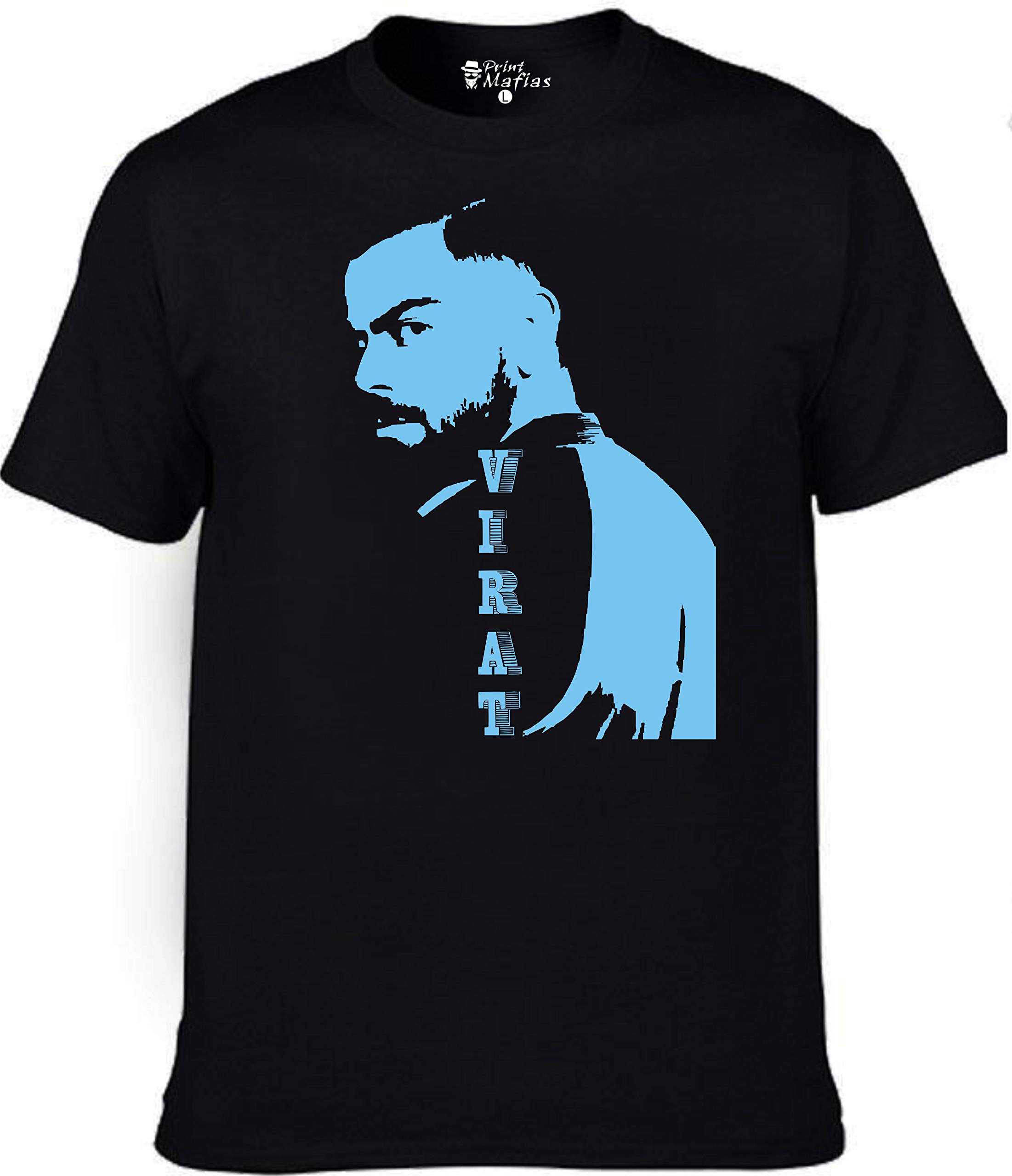 WYWmen's women's regular fit vir-at ko-hli printed cotton t shirt