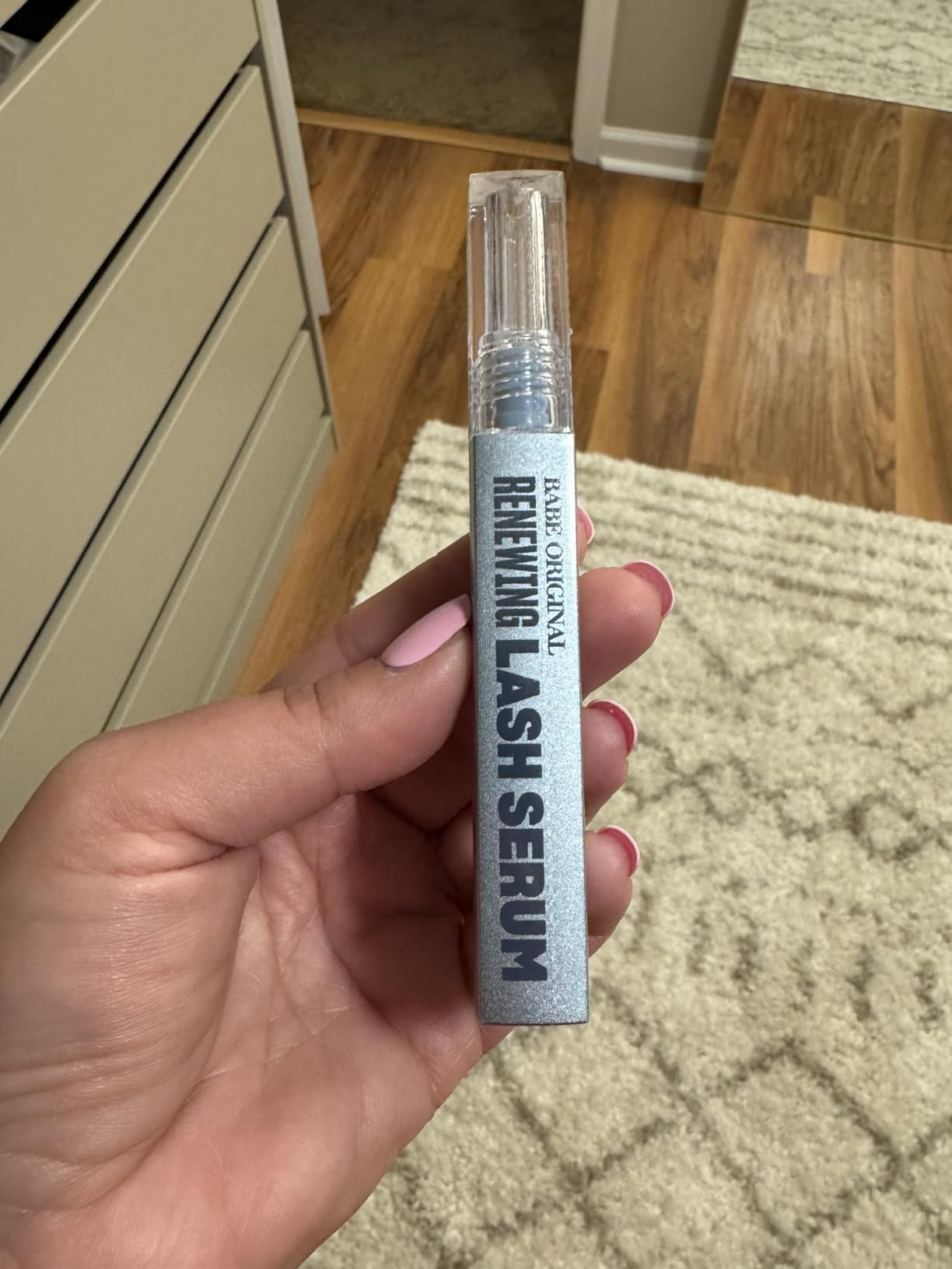 BABE ORIGINAL Renewing Lash Serum – Prostaglandin-Free, Peptide-Infused Gentle Lash Serum for Fuller, Longer-Looking Lashes, Lash Enhancing Treatment with Nourishing Botanicals, Vegan & Cruelty-Free