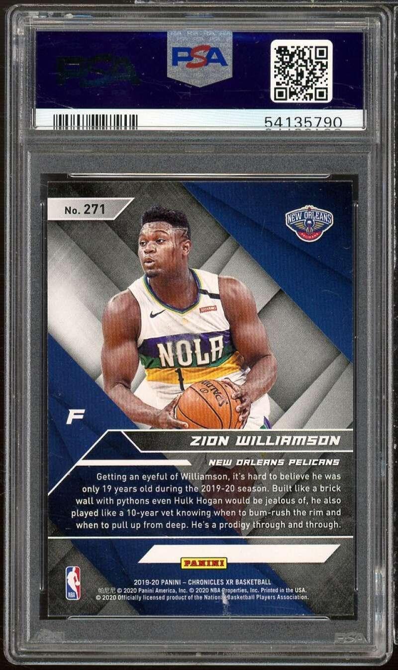 Zion Williamson Rookie Card 2019-20 Panini Chronicles #271 PSA 10 - Basketball Slabbed Rookie Cards