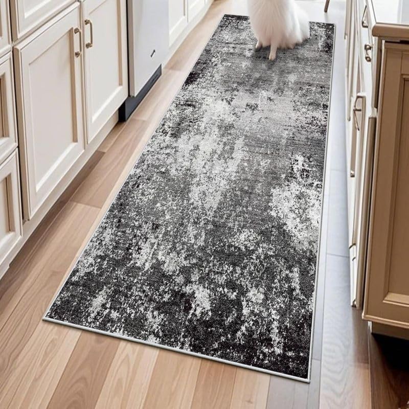 Alfombra cocina moderna abstracta: la solución lavable y antideslizante para pasillos de interior