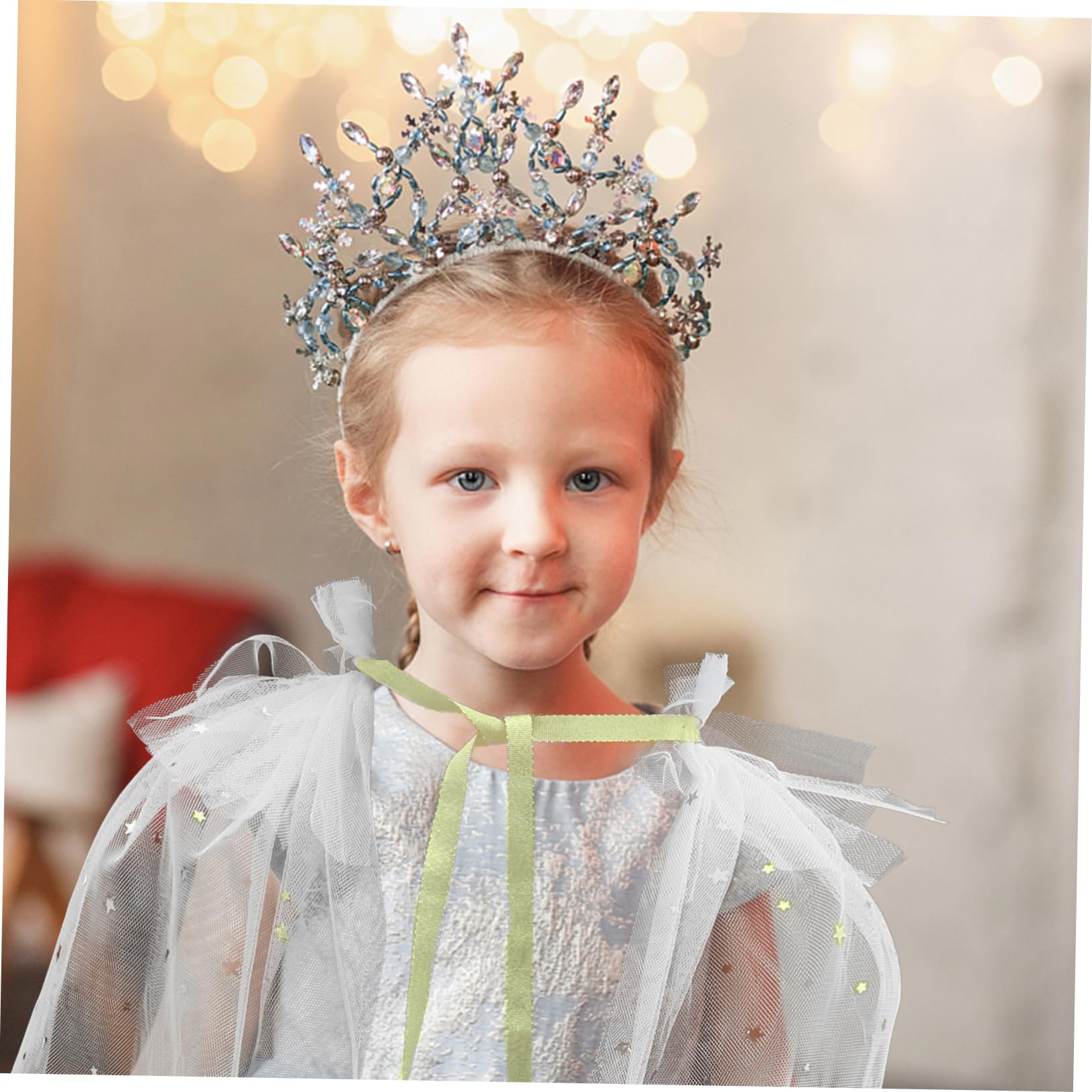Capa de Color Claro para Niña de Fiesta y Cosplay, Confeccionada en Poliéster y Algodón, Ligera y Fácil de Guardar para Cumpleaños y Disfraces