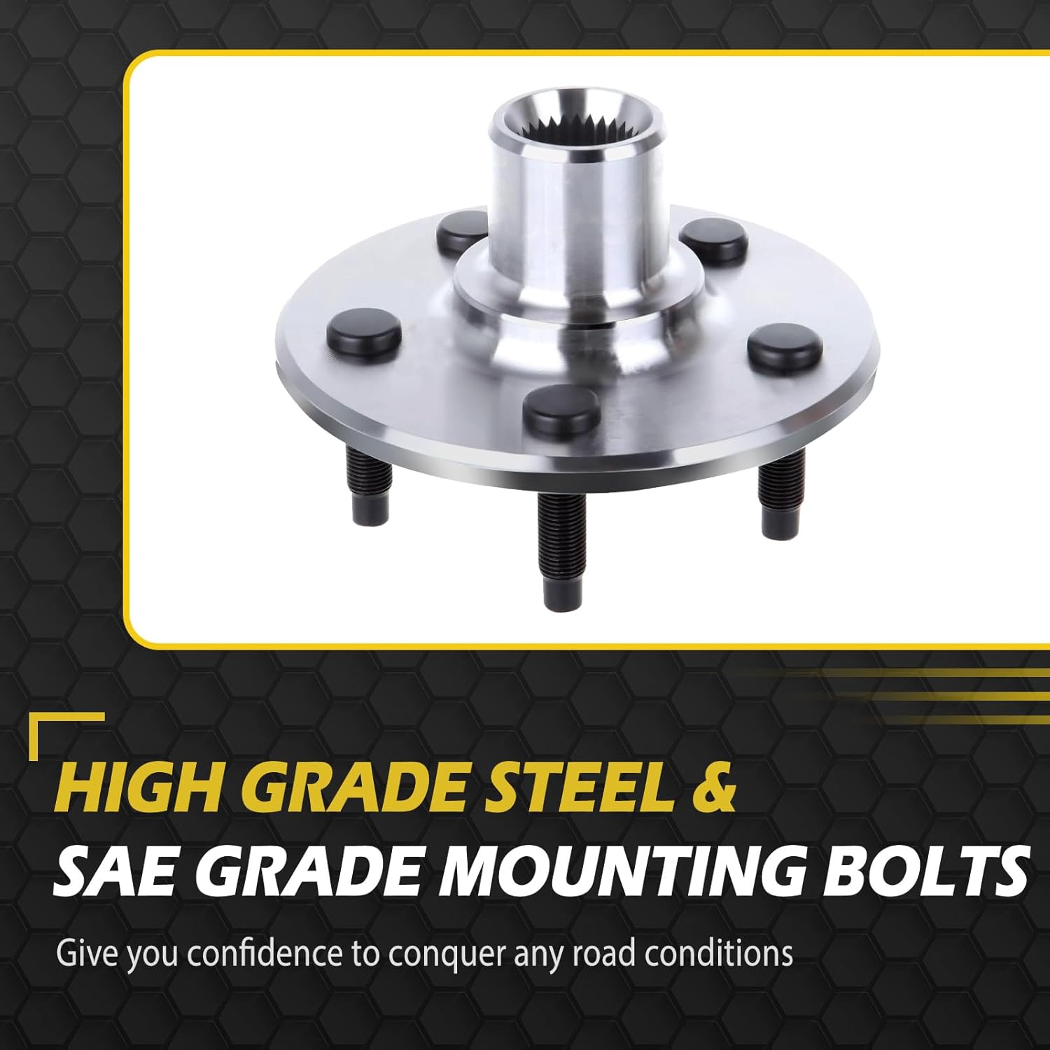 Rear Wheel Bearing and Hub for 2003-2005 Lincoln Aviator 2002-2010 Ford Explorer Mercury Mountaineer 2007-2010 Explorer Sport Trac Assembly Left Right Replacement Pair - 521000