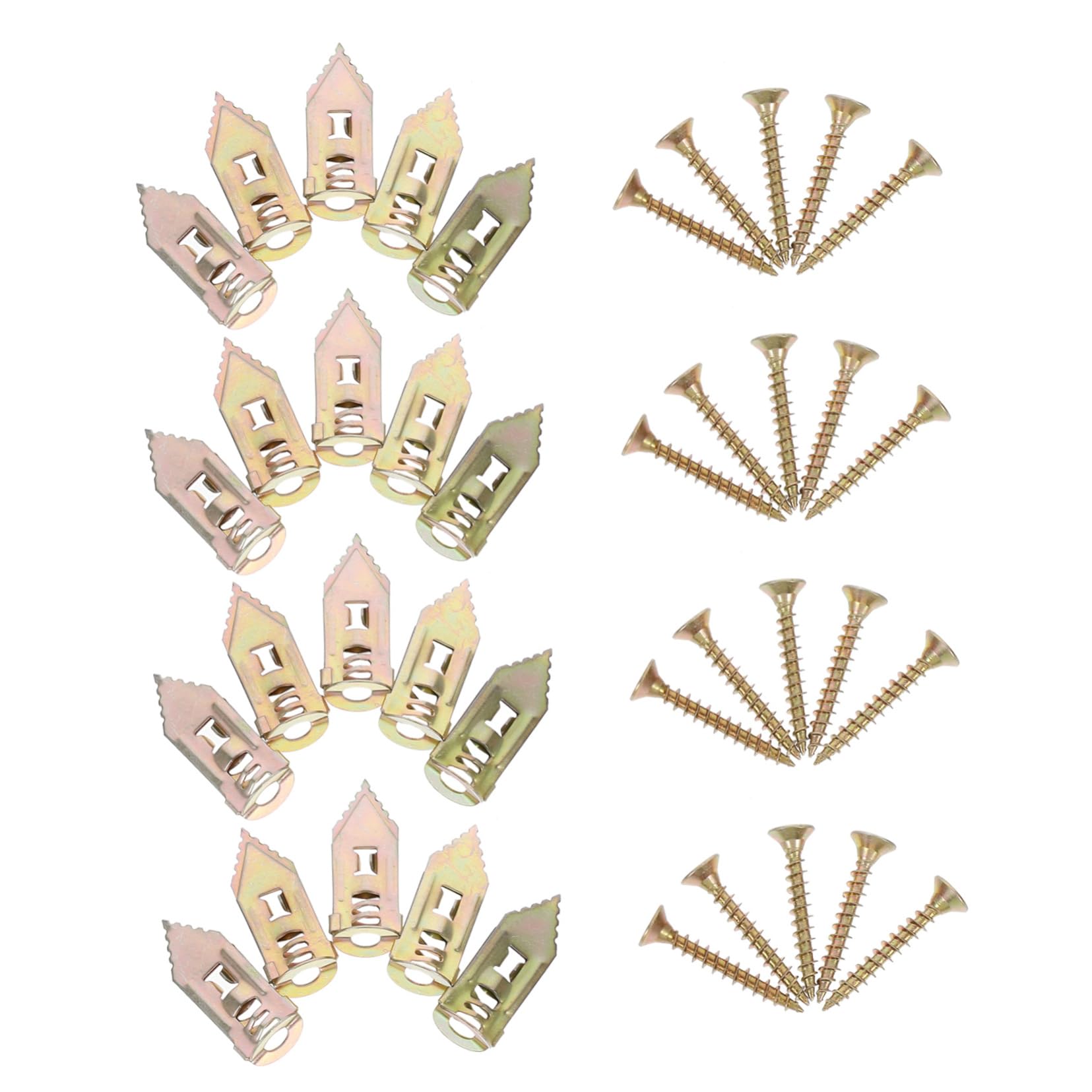 PRETYZOOM 1 Set Metal Wall Self-Drilling Anchor Replacement Expansion Screw Drywall Anchors and Screws Kit