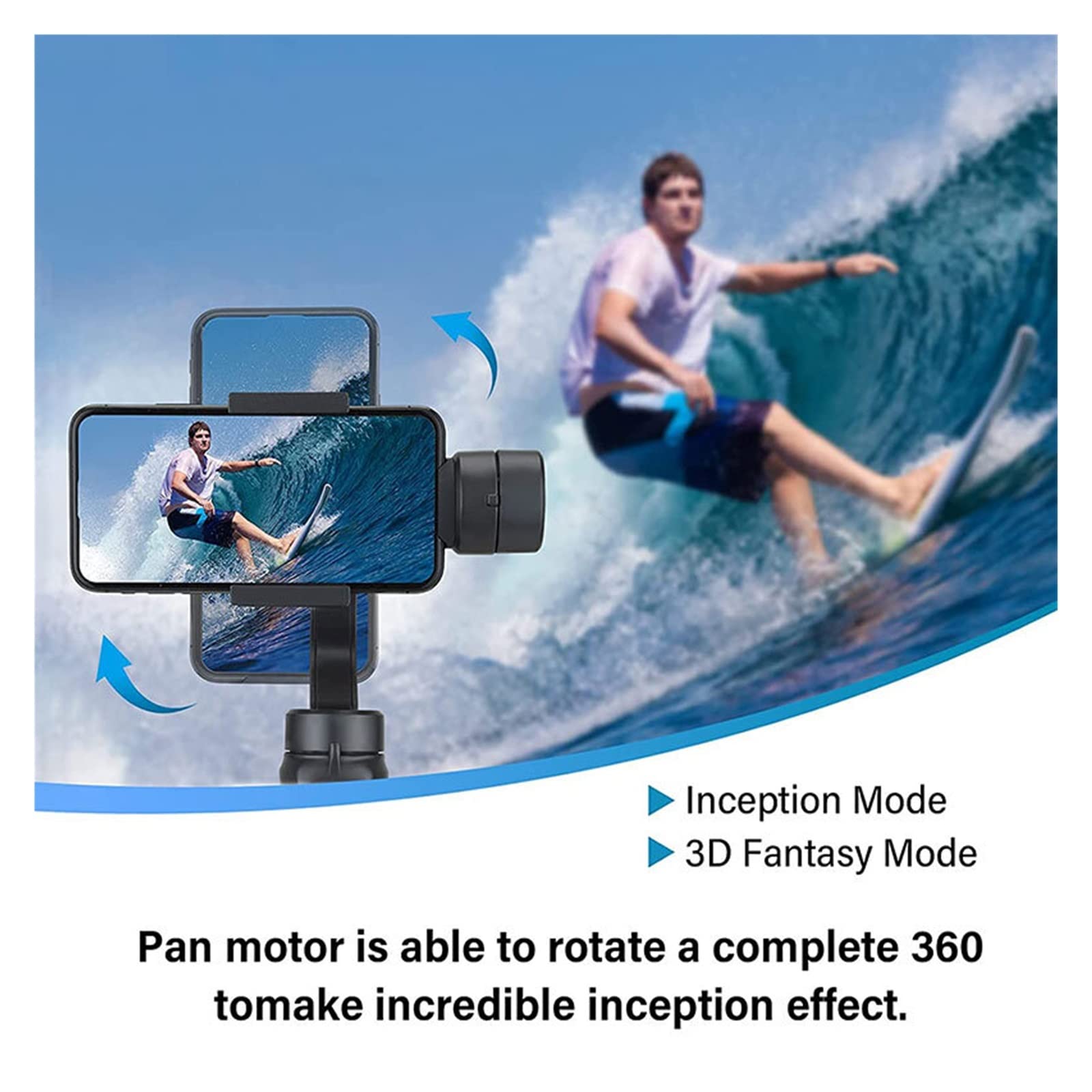 S5B / F6 3 assi Gimbal Stabilizzatore palmare Cellulare Action Camera Holder Anti Shake Video Record Smartphone for telefono Trasmissione in diretta(F6 Set4)