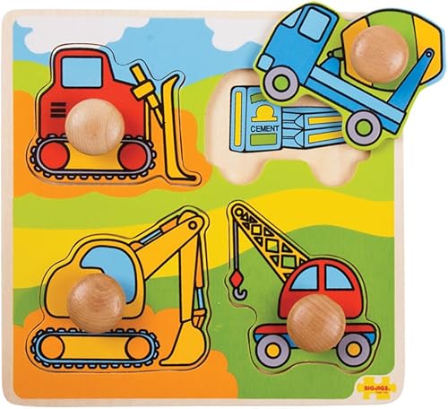 Bigjigs Toys My First Peg Puzzle Construcción