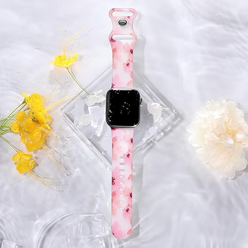 Miniatura 8 de Witzon Compatible con Apple Watch Band de 1.496 in 1.575 in 1.614 in 1.654 in 1.732 in 1.772 in 1.929 in Correas para mujer, iWatch Series