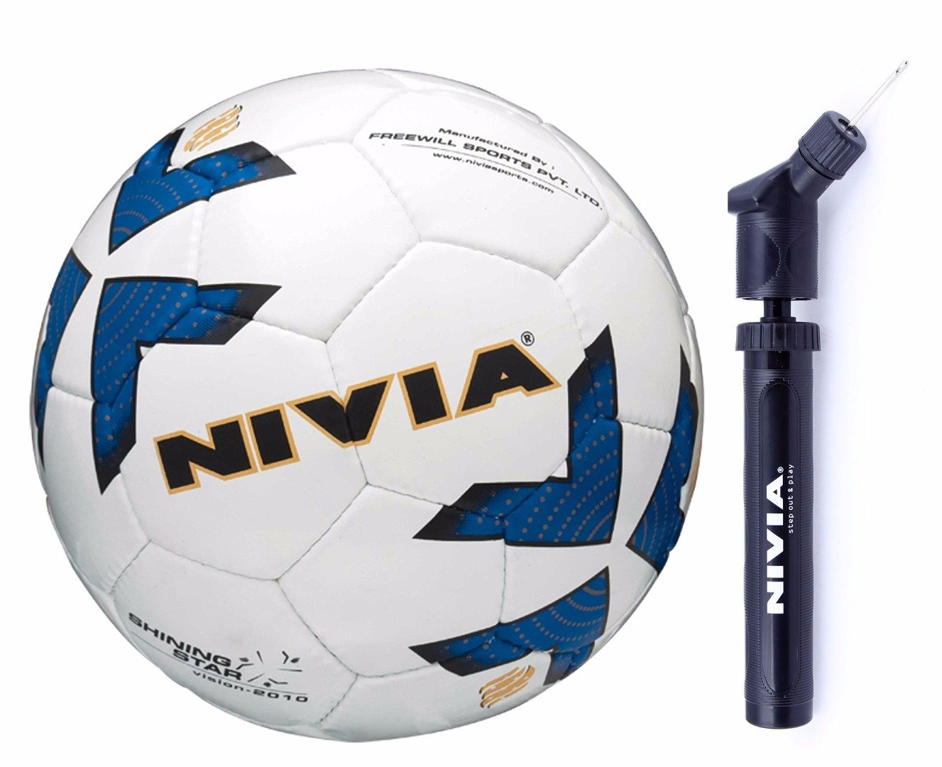 Buy Nivia latex Shining Star Football Combo (Nivia Shining Star