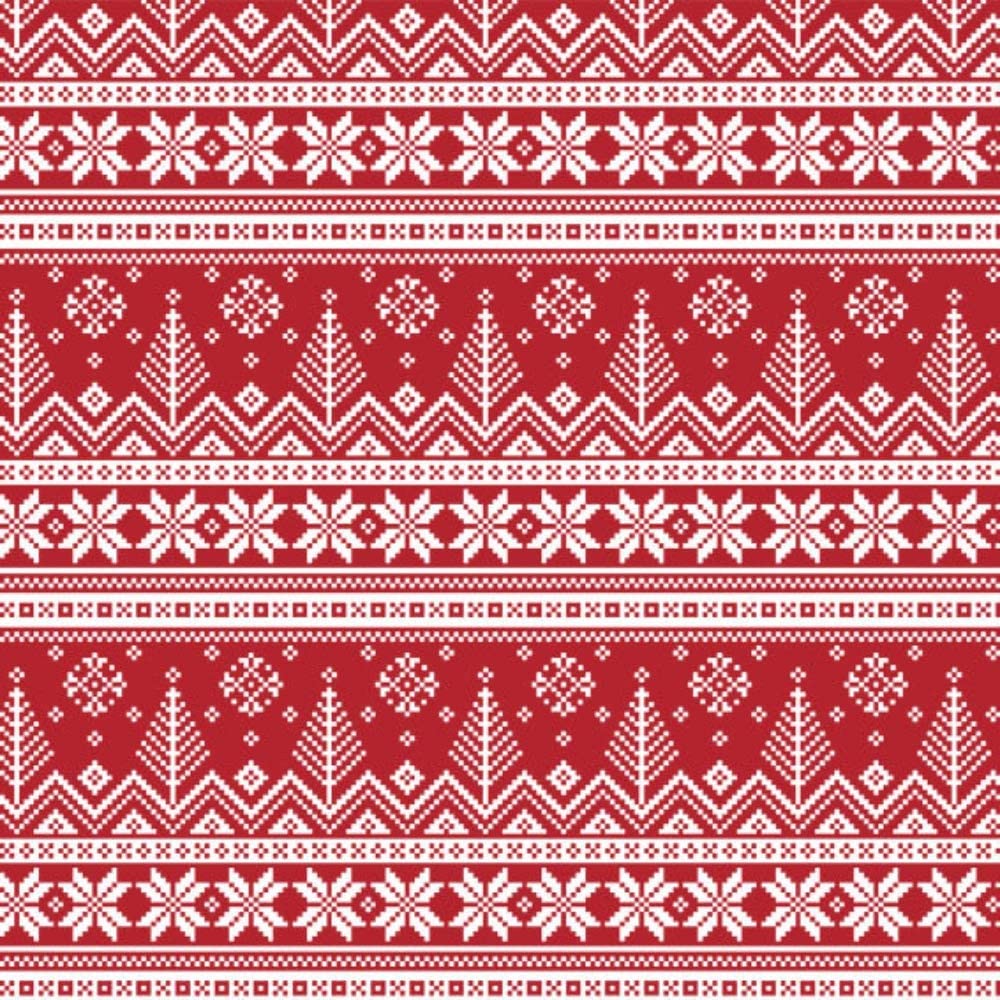 Clairefontaine 201341C Rolle Geschenkpapier 50x0,70m Alliance 60g Rot Xmas