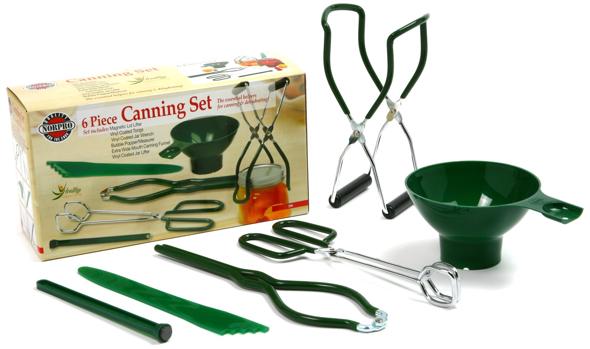Norpro 599 Canning Essentials Box, 6-teiliges Set, Edelstahl, wie abgebildet