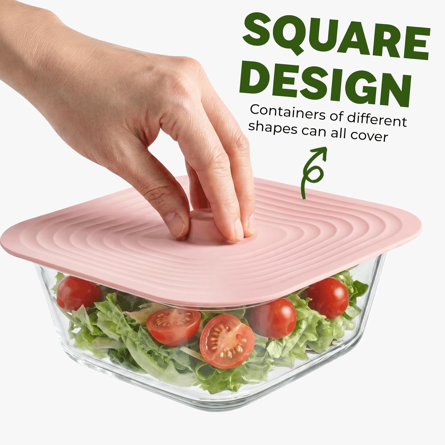 Microwave Splatter Cover for Food, 5 Pack Silicone Reusable Lids, Airtight Suction Covers for Bowls Cups Pots Pans Skillets, Heat Resistant BPA-Free, Microwave Oven Fridge Dishwasher Safe