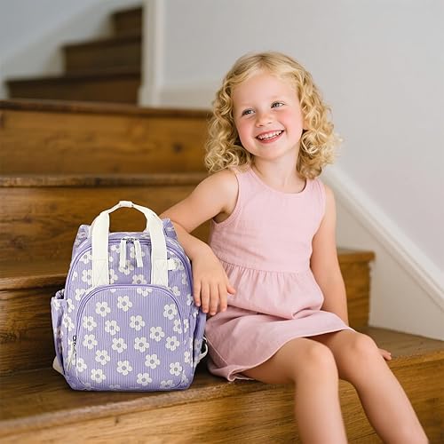 Miniatura 6 de Bluboon Mochila infantil para niñas y niños de 2 a 4 años, lindas mochilas de 12 pulgadas para preescolar, mochilas para guardería, escuela, viajes