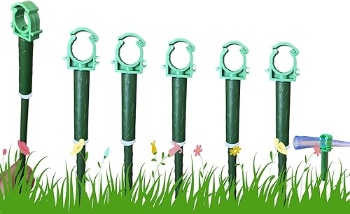 Soporte de guía de manguera de jardín de 34 pulgadas para mantener la manguera fuera del césped, punta de soporte de manguera de jardín al aire