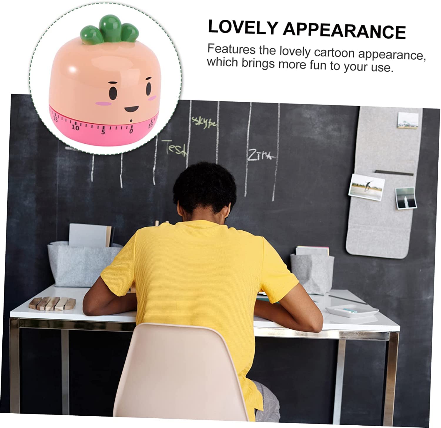 Küche Timer,Pomodoro Timer, 2 Stück Mechanischer Timer Eieruhr for Kinder Wecker for Kinder Küche Eieruhr Zeiterinnerung Werkzeug Eiererinnerung Küchenzeiterinnerung Kochtimer Mehrzweck-Timer Ofen