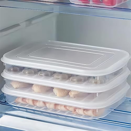 Miniatura 7 de wulikanhua Paquete de 2 recipientes de plástico para tocino con tapas herméticas, para carne de delicatessen, cortes fríos, ahorro de queso,