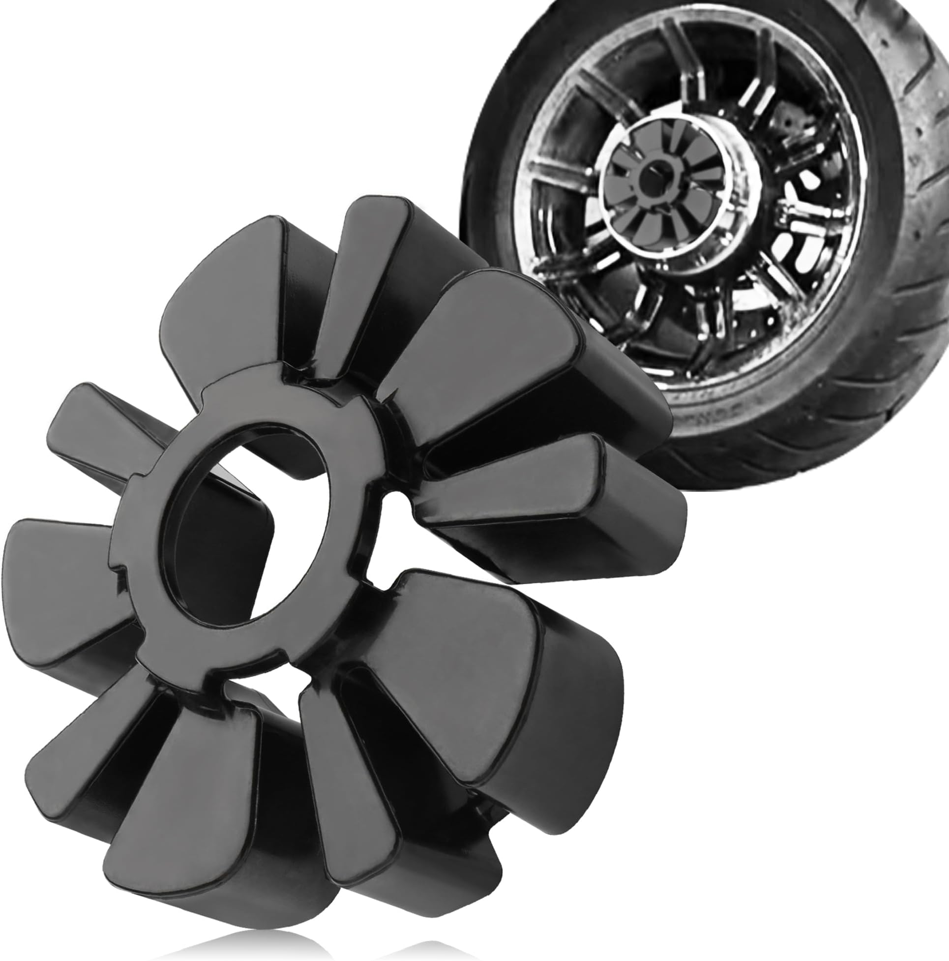 Cush Drive Isolator Dampener for Harley Touring 2009-2023 Street Glide Road Glide Road King Electra Glide Ultra Classic Rear Wheel Hub, Rubber Material, Black Color