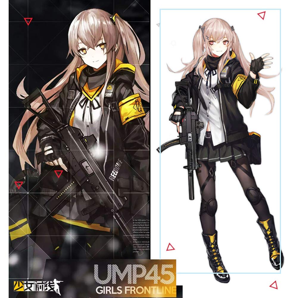 Mädchen Frontline Series Anzug UMP45 UMP9 Cosplay Kostüm Schlacht Uniform Perücke Hoodie Rock Tasche Outfits Sets 11 stücke