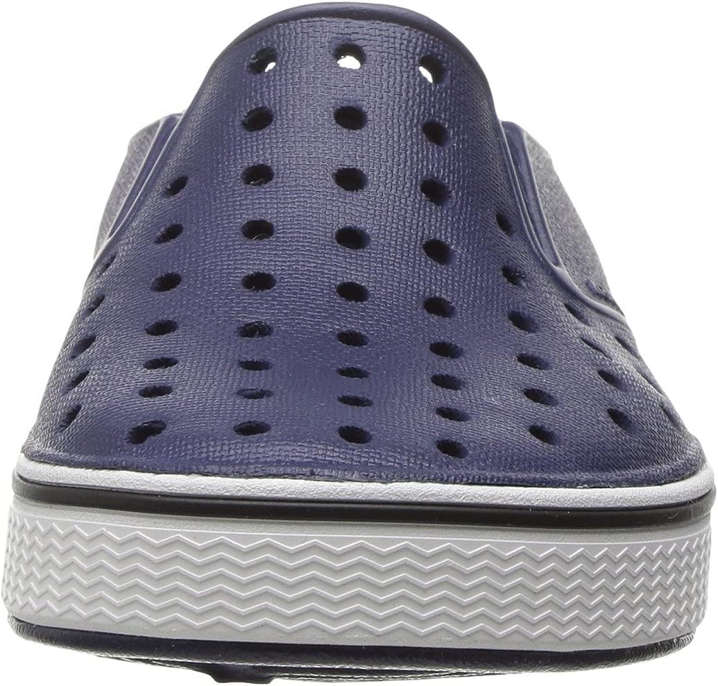 Native Shoes, Miles, Kids Shoe 12 Little Kid Shell White/Blue