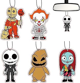 Car Air Fresheners-Horror air freshener car,Car Interior Accessory Hanging, Christmas or Halloween Home Decoration, Fresh Room, For Men Women,Pack of 5