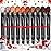 LUXAZA PRO 10PCS Eyeshadow Stick,Shimmer And Matte Brown Metallic Cream Eyeshadow Pencil Crayon with Smudge-proof & Waterproof,Eye Brightener Stick