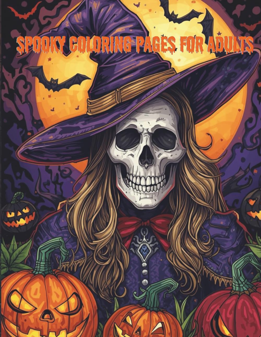 Spooky coloring pages for adults: Unleash spooky-season creativity with 30 intricate Halloween illustrations—skulls, vampires, ghosts, and ... coloring and hauntingly good relaxation.