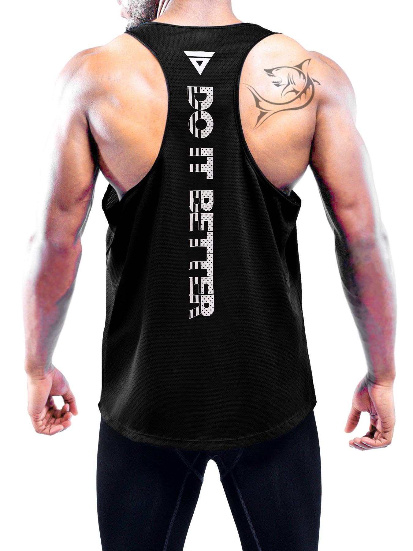 Boyzn 1 or 3er Pack Tank Top Herren, Sommer Ärmelloses T-Shirts Atmungsaktive Muskelshirts Achselshirts, Fitnessstudio Workout Tank Top Sport Unterhemd Gym Bodybuilding Sleeveless T Shirt für Laufen