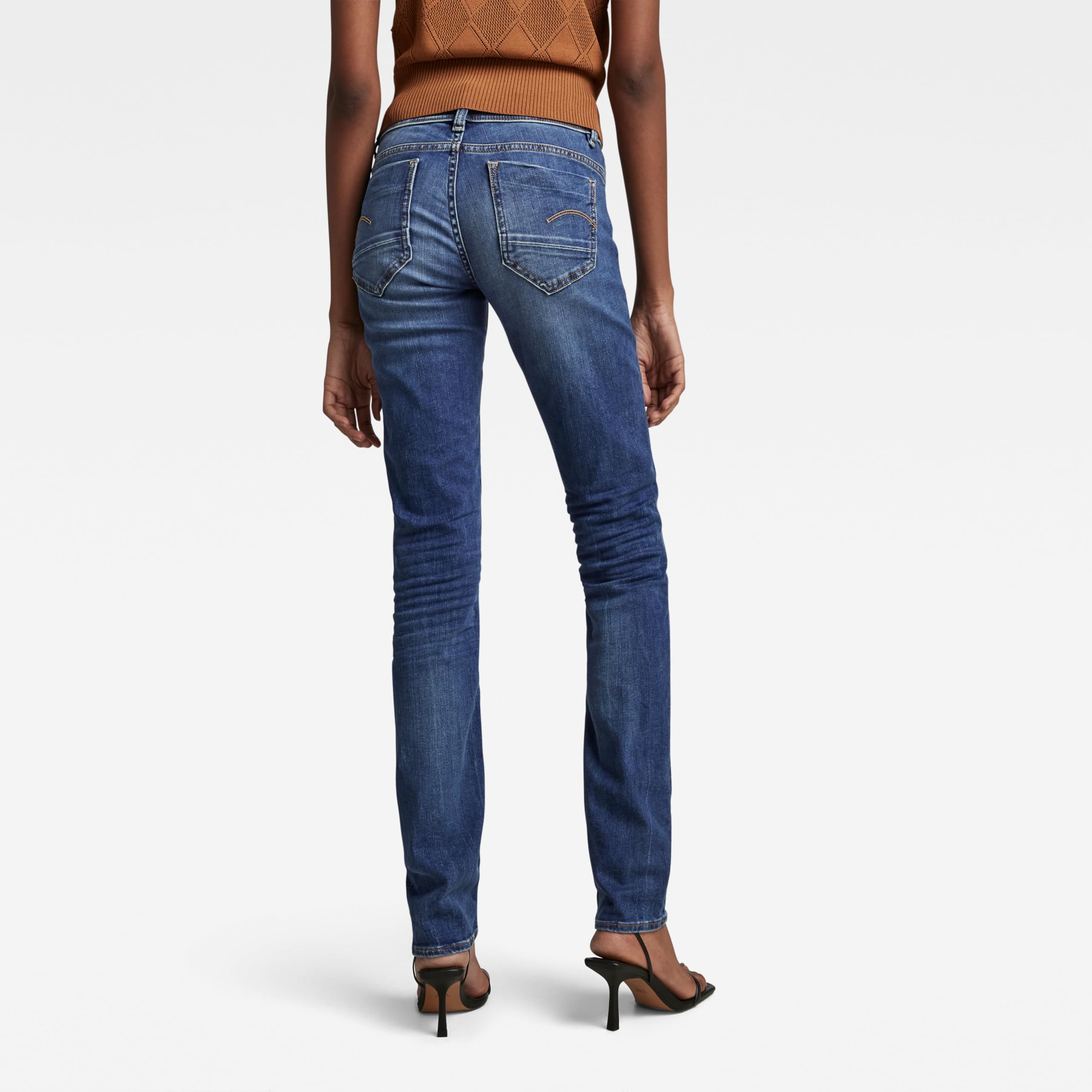 G-Star Damen Midge Saddle Straight Jeans