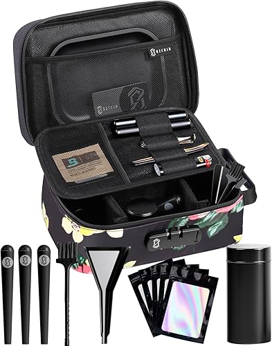 Miniatura 7 de OZCHIN Bolsa grande a prueba de olores con cerradura de combinación, caja de bloqueo a prueba de olores, estuche de almacenamiento de viaje, bolsa