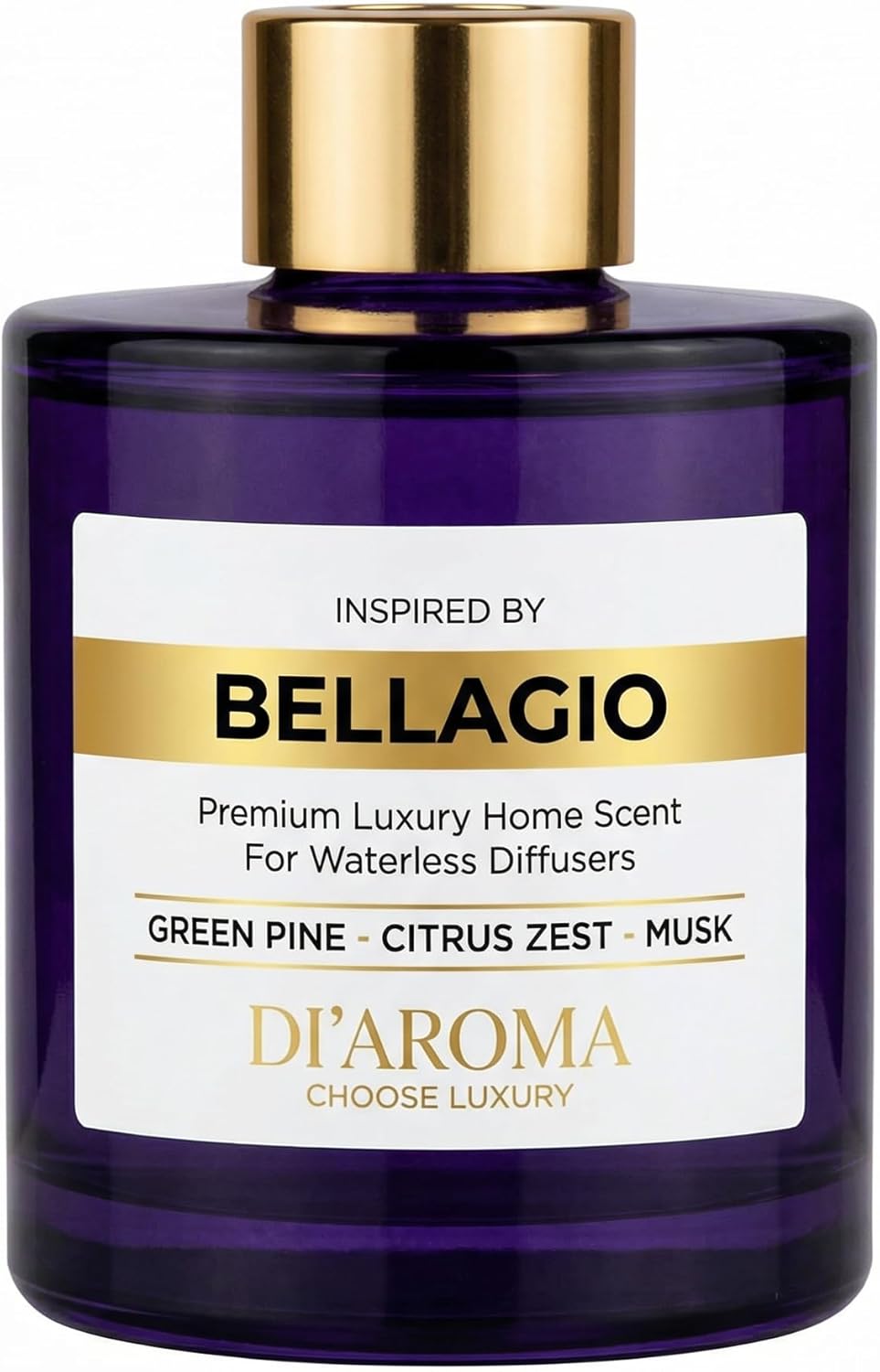 Di'Aroma Luxury Hotel Fragrance Oil - Inspired by Bellagio Resort Collection | Premium Scent for Waterless & Cold Air Diffusers | Green Pine, Citrus Zest, Musk | Made in USA (5, 1 Gallon)