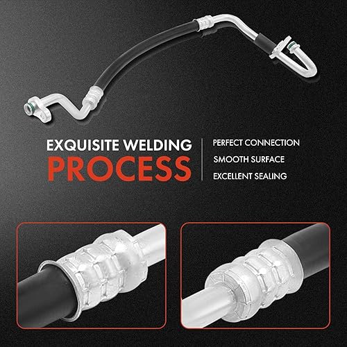 Miniatura 5 de A-Premium Conjunto de manguera de línea de descarga del AC compatible con Mitsubishi Outlander 2014-2018 2.4L, compresor a condensador