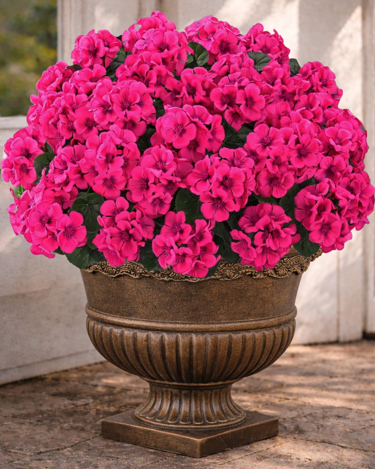Florispera Artificial Flowers for Outdoors – 6 Bundles